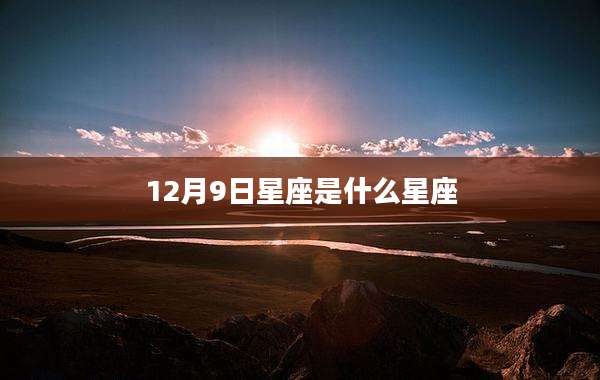 12月9日星座是什么星座