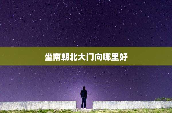 坐南朝北大门向哪里好