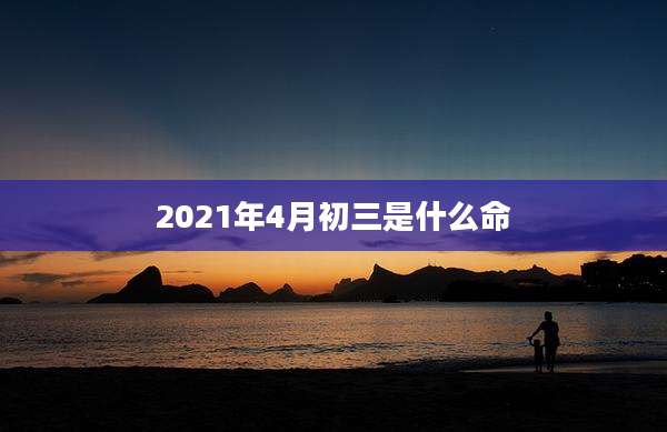 2021年4月初三是什么命