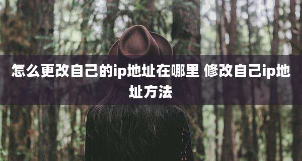 怎么更改自己的ip地址在哪里 修改自己ip地址方法