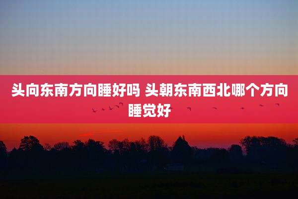 头向东南方向睡好吗 头朝东南西北哪个方向睡觉好