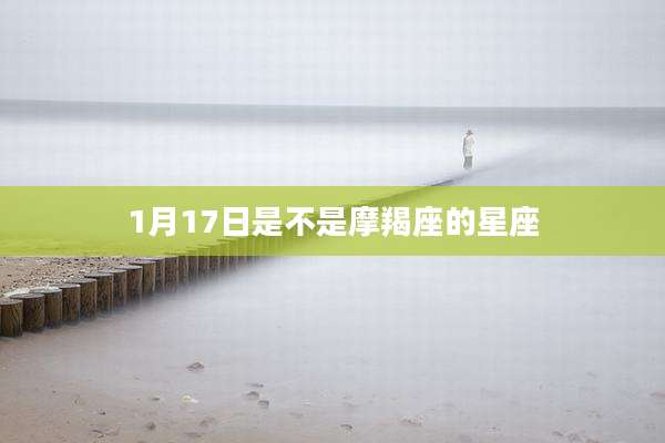 1月17日是不是摩羯座的星座
