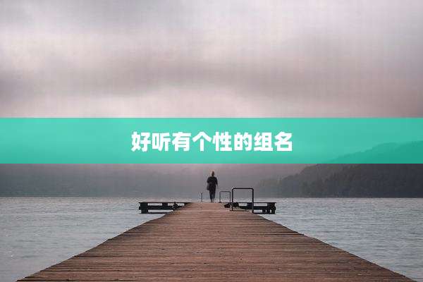 好听有个性的组名