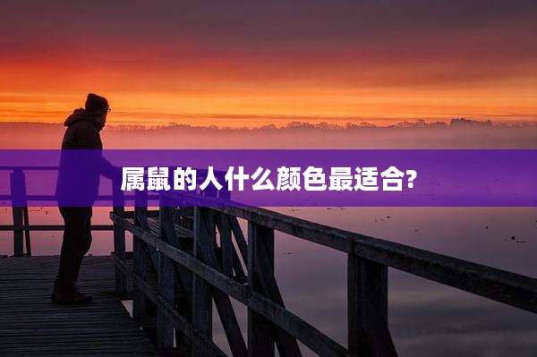 属鼠的人什么颜色最适合?