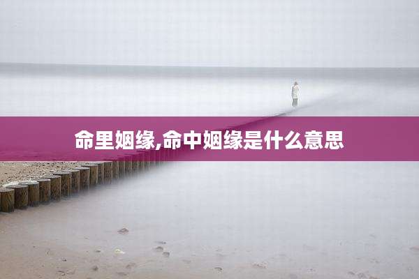 命里姻缘,命中姻缘是什么意思