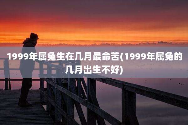 1999年属兔生在几月最命苦(1999年属兔的几月出生不好)