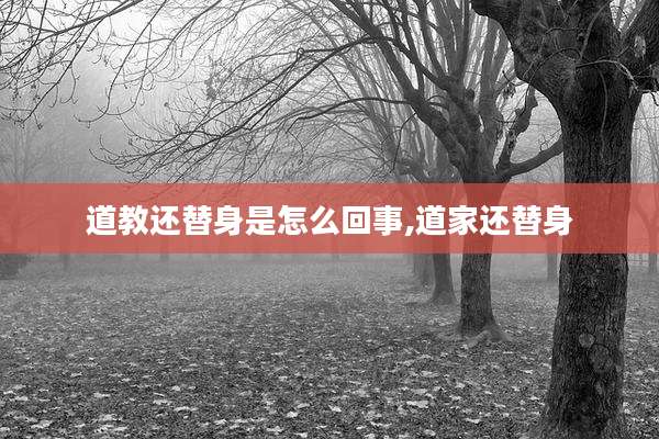 道教还替身是怎么回事,道家还替身