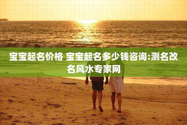 宝宝起名价格 宝宝起名多少钱咨询:测名改名风水专家网
