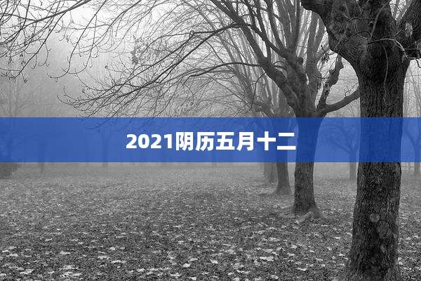 2021阴历五月十二