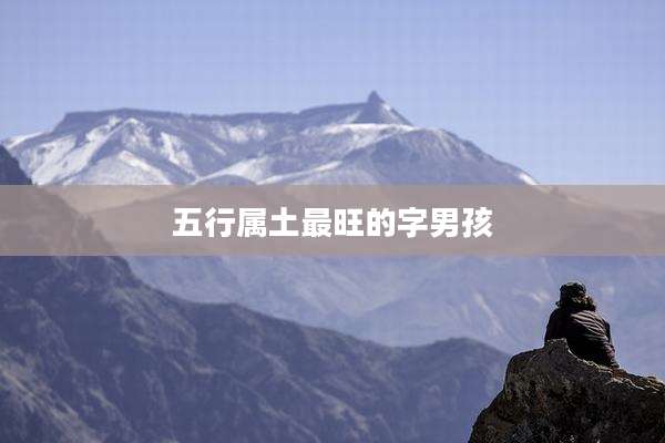 五行属土最旺的字男孩
