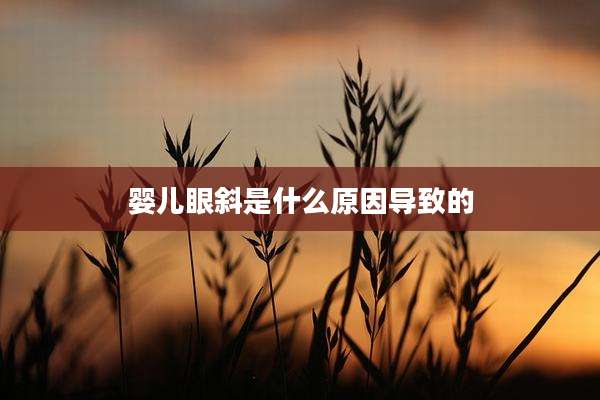 婴儿眼斜是什么原因导致的