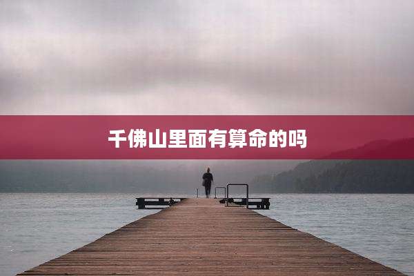 千佛山里面有算命的吗