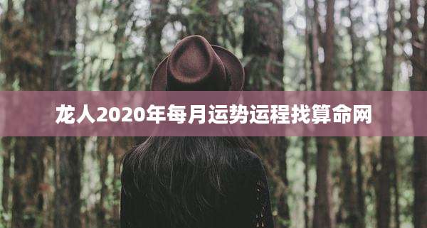龙人2020年每月运势运程找算命网