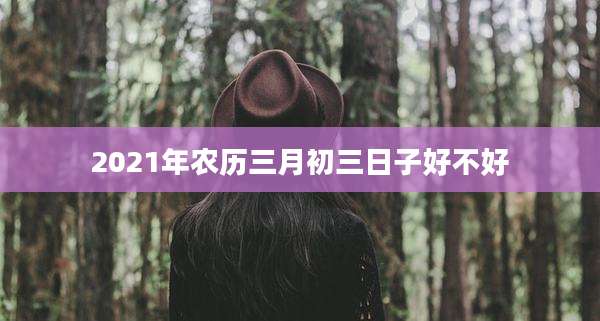 2021年农历三月初三日子好不好