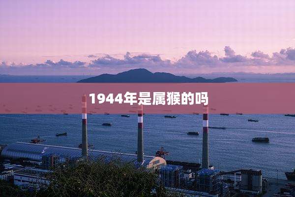 1944年是属猴的吗