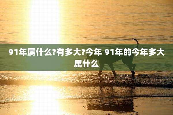 91年属什么?有多大?今年 91年的今年多大属什么