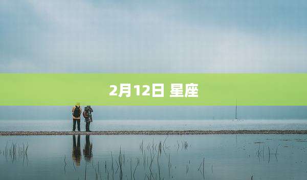 2月12日 星座