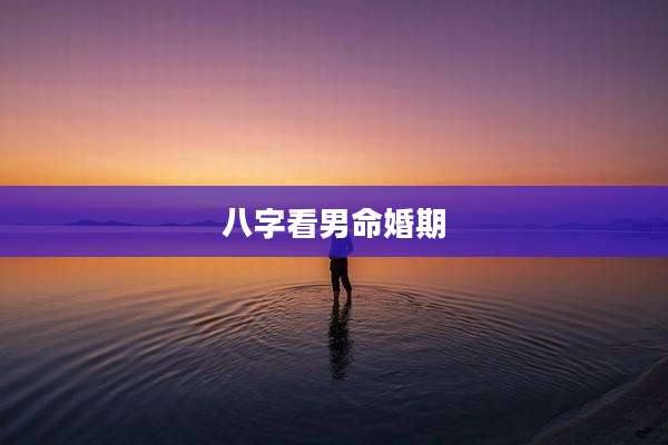 八字看男命婚期