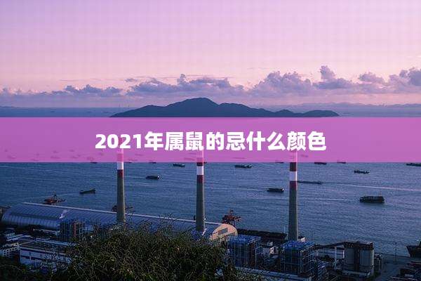 2021年属鼠的忌什么颜色