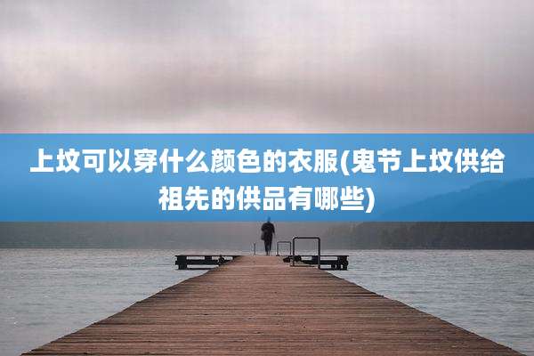 上坟可以穿什么颜色的衣服(鬼节上坟供给祖先的供品有哪些)
