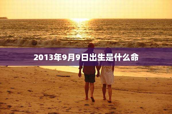 2013年9月9日出生是什么命