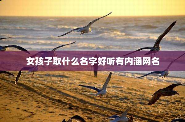 女孩子取什么名字好听有内涵网名