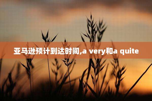 亚马逊预计到达时间,a very和a quite