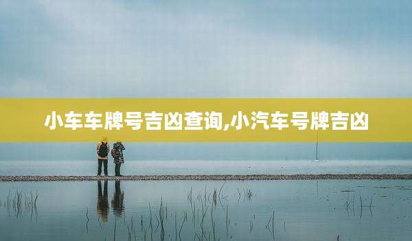 小车车牌号吉凶查询,小汽车号牌吉凶