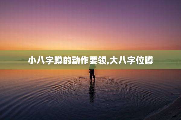 小八字蹲的动作要领,大八字位蹲