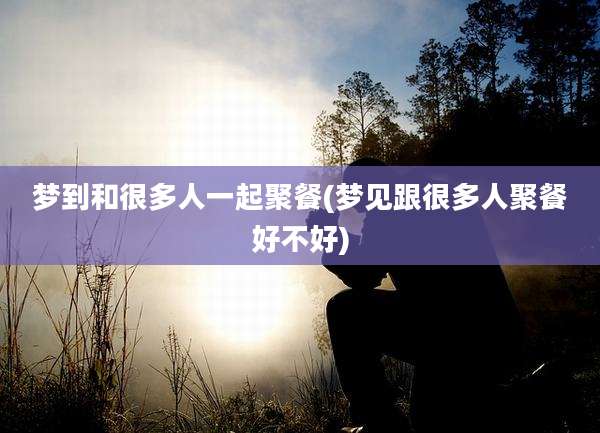 梦到和很多人一起聚餐(梦见跟很多人聚餐好不好)