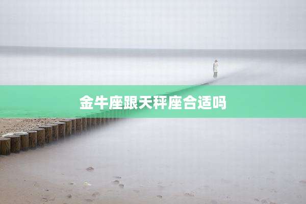 金牛座跟天秤座合适吗