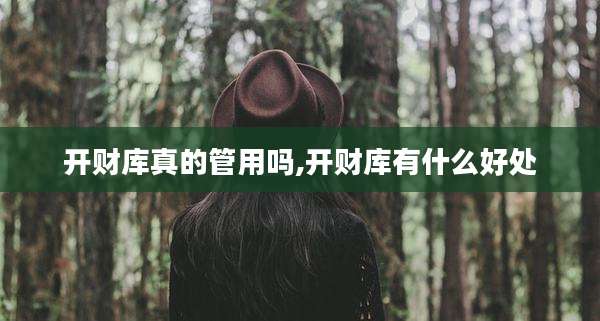 开财库真的管用吗,开财库有什么好处
