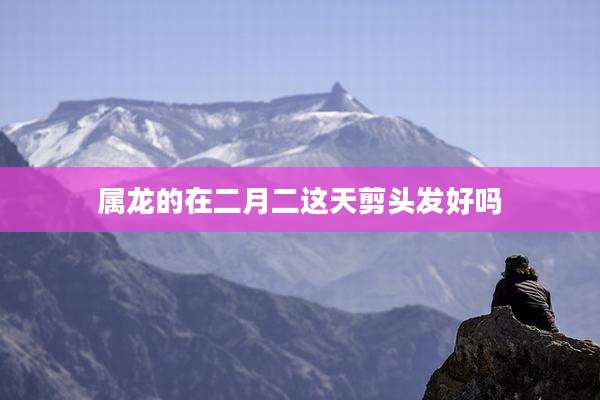属龙的在二月二这天剪头发好吗