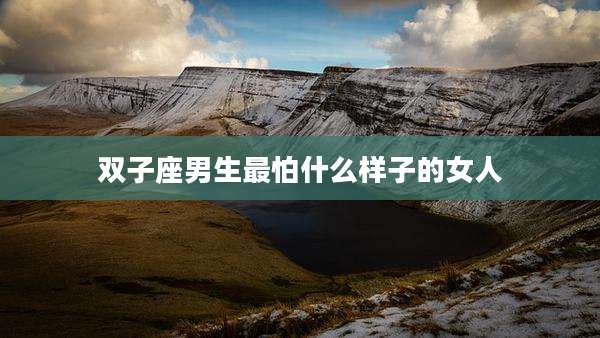 双子座男生最怕什么样子的女人