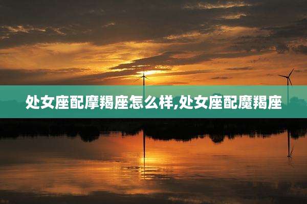 处女座配摩羯座怎么样,处女座配魔羯座