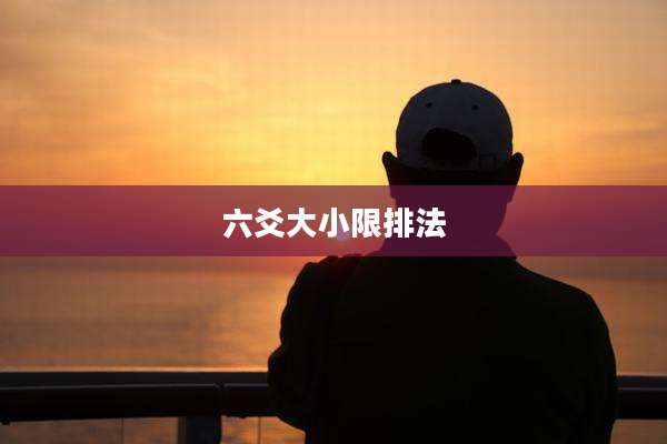 六爻大小限排法