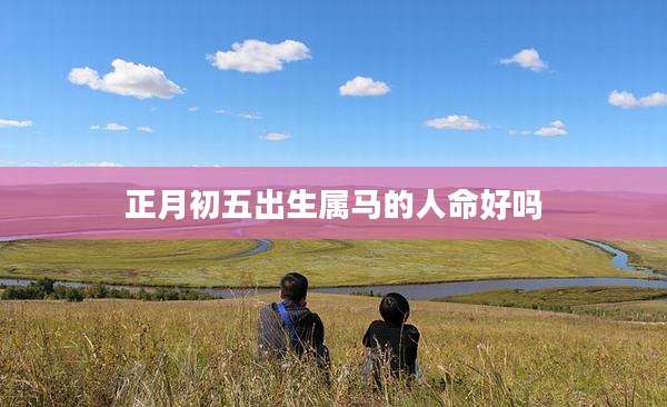 正月初五出生属马的人命好吗
