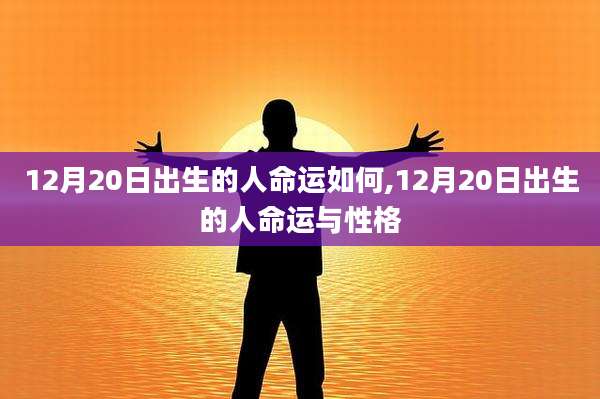 12月20日出生的人命运如何,12月20日出生的人命运与性格