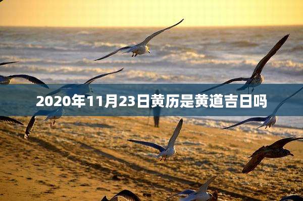 2020年11月23日黄历是黄道吉日吗