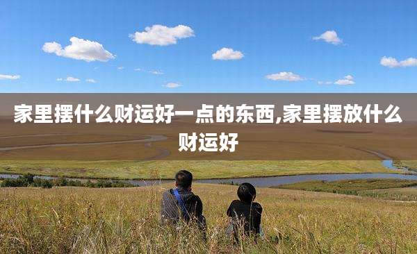 家里摆什么财运好一点的东西,家里摆放什么财运好