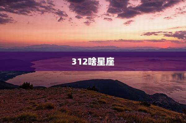 312啥星座