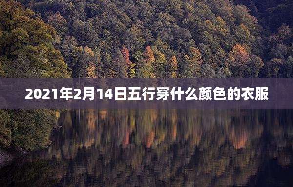 2021年2月14日五行穿什么颜色的衣服
