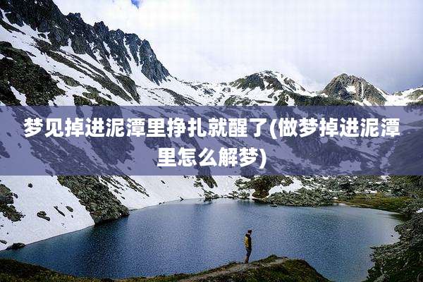 梦见掉进泥潭里挣扎就醒了(做梦掉进泥潭里怎么解梦)