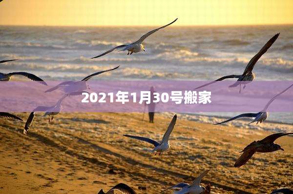 2021年1月30号搬家