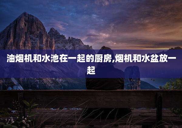 油烟机和水池在一起的厨房,烟机和水盆放一起