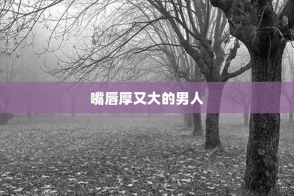 嘴唇厚又大的男人