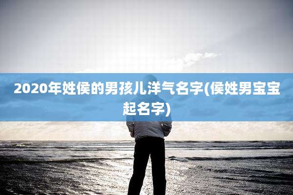 2020年姓侯的男孩儿洋气名字(侯姓男宝宝起名字)