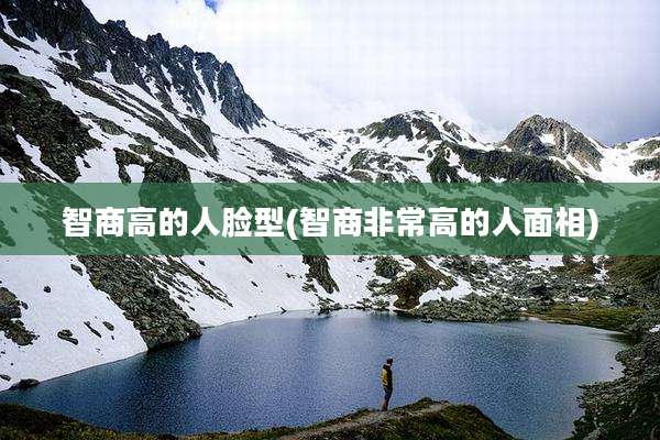 智商高的人脸型(智商非常高的人面相)