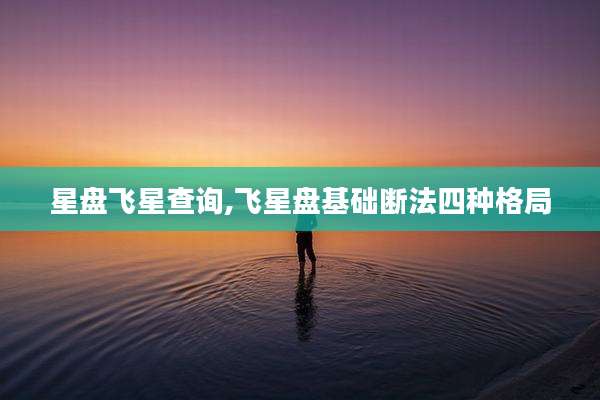 星盘飞星查询,飞星盘基础断法四种格局