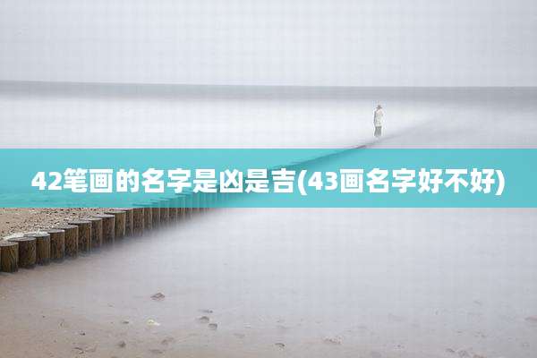 42笔画的名字是凶是吉(43画名字好不好)